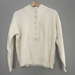 Sezane Lucas Sweater in cream size Medium